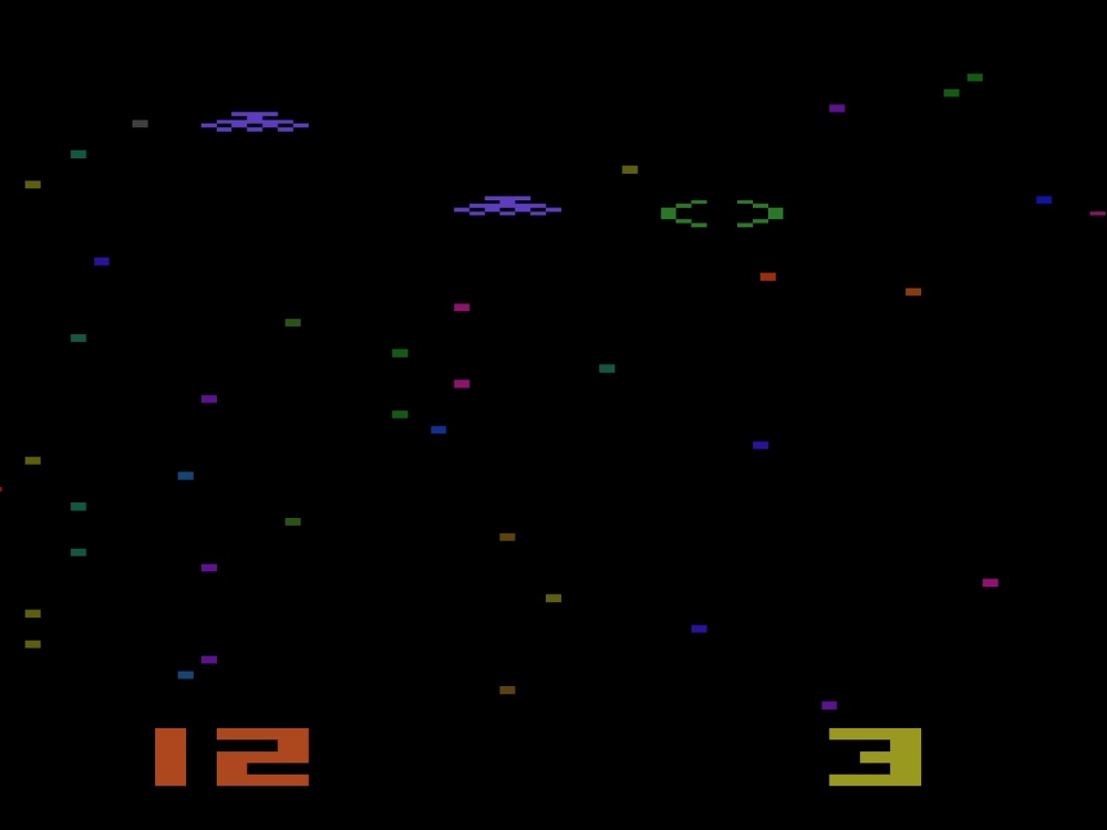 Gameplay of Space Attack for Atari 2600